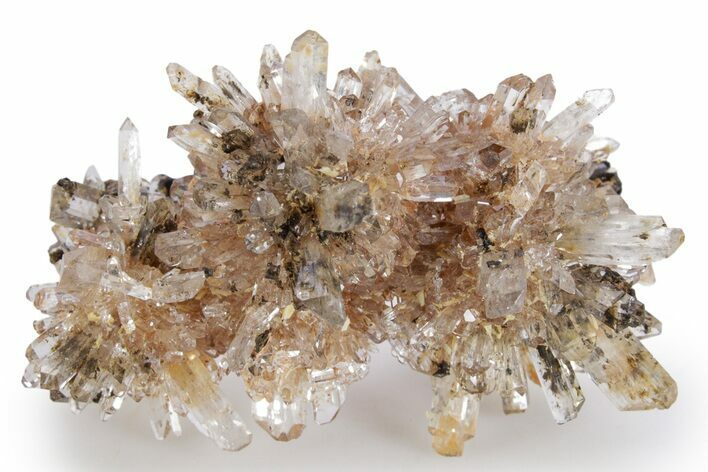 Sparkling Orange Creedite Crystal Cluster - Durango, Mexico #360612